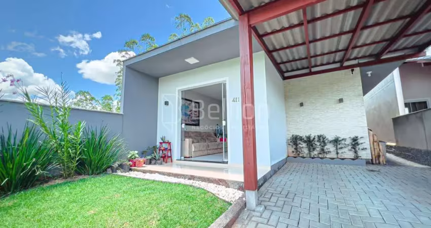Terreno de 450m² com casa de 65,69m² - rio dos cedros