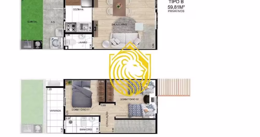 Casa com 2 quartos à venda no Santa Luzia, Guaratinguetá 