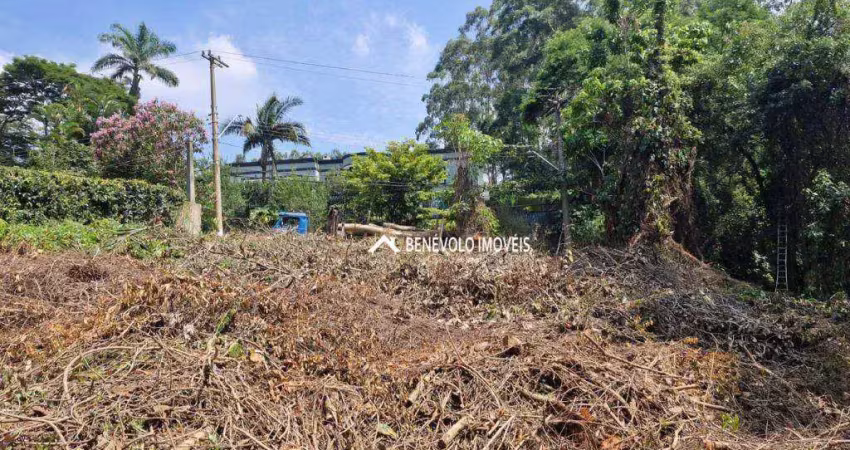 Terreno à venda, 1403 m² por r$ 615.000 - algarve - cotia/sp