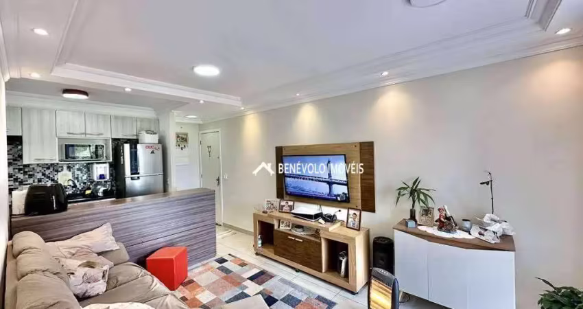 Apartamento com 2 dormitórios, 65 m² - venda por r$ 325.000,00 ou aluguel por r$ 3.554,00/mês - jardim monte santo - cotia/sp