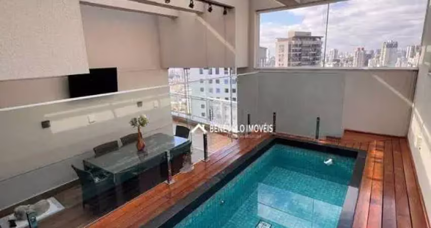 Cobertura com 2 suítes à venda, 193 m² por r$ 2.500.000 - bela vista - osasco/sp