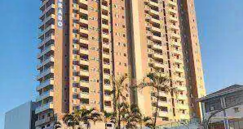 Apartamento 58,84m² com 2 dormitórios, sala integrada a varanda gourmet, 1 wc, cozinha de serviços integrada e área de serviços e 1 vaga coberta