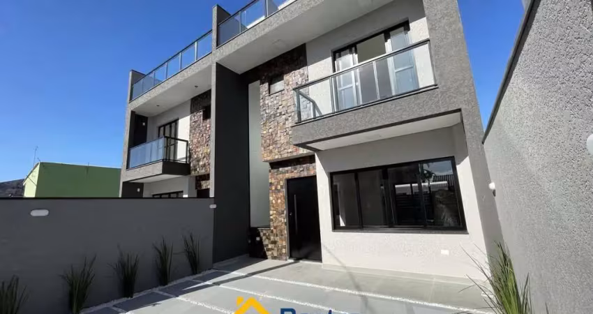 Triplex para venda em pontal do paraná, jardim canadá, 3 dormitórios, 1 suíte, 4 banheiros, 2 vagas