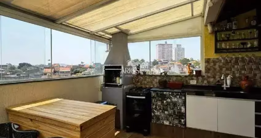 Cobertura de 119m², disponível para locação - 3.000,00 - parque são vicente - mauá/sp