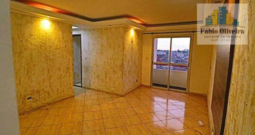 Apartamento condomínio adriático  com 3 dormitórios à venda, 70 m² por r$ 297.000 - jardim do estádio - santo andré/sp