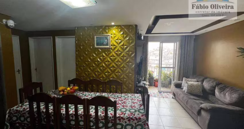 Apartamento com 2 dormitórios à venda, 60 m² por r$ 275.000 - jardim do estádio - santo andré/sp