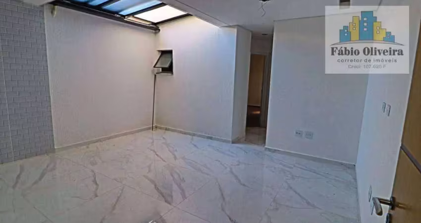 Apartamento com 2 dormitórios à venda, 42 m² por r$ 395.000,00 - vila santa teresa - santo andré/sp