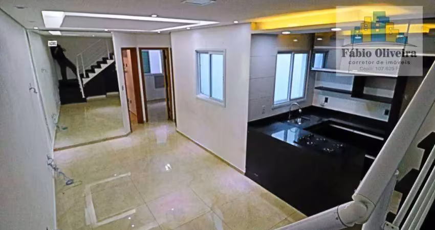 Apartamento tipo sem condominio , com 2 dormitórios à venda, 45 m² por r$ 350.000 - vila linda - santo andré/sp