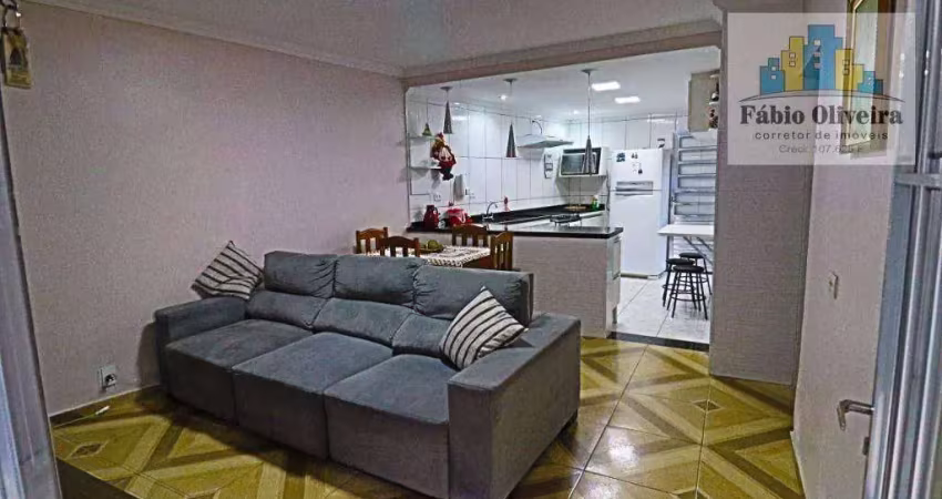 Casa com 4 dormitórios à venda, 113 m² por r$ 330.000,00 - jardim do estádio - santo andré/sp