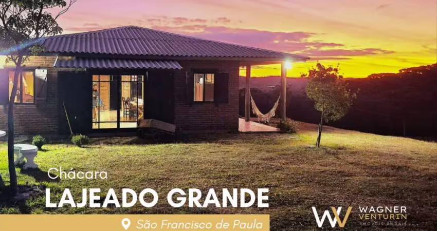 Chácara com um pôr do sol incrível te espera em lajeado grande | rs