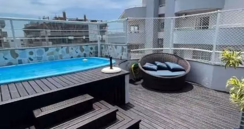 Residencial corsário - temporada -  cobertura na praia de palmas, governador celso ramos/sc