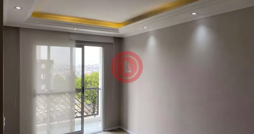 Apartamento à venda em Santo André-SP, Vila Bela Vista: 03 quartos, 2 salas, banheiro, 1 vaga, 71m². Imperdível oportunidade!