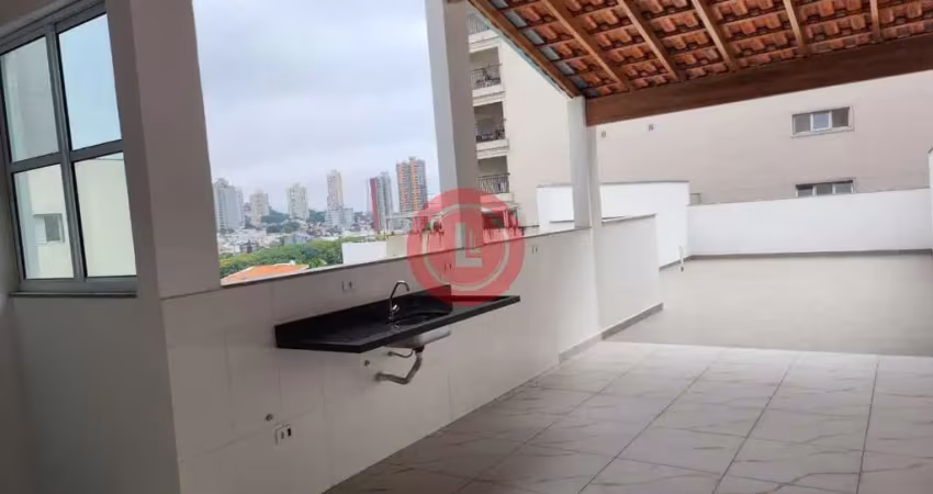 Cobertura de 145m2 nova, com elevador, para venda. possui 3 quartos, 1 suíte e 2 vagas paralelas, para venda na vila assunção em santo andré-sp!