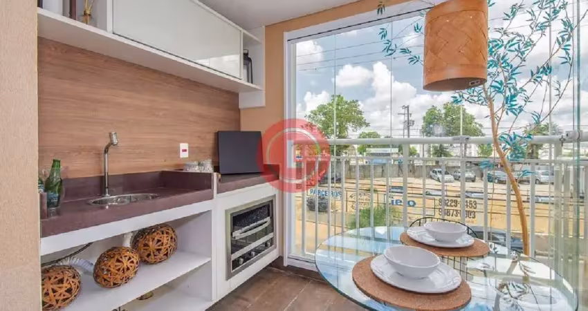 Venda de apartamento de 2 quartos no parque jaçatuba, santo andré-sp: 2 salas, 1 banheiro, 1 vaga de garagem, 50,60 m².