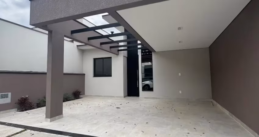 Linda casa térrea nova no condomínio jardim montreal