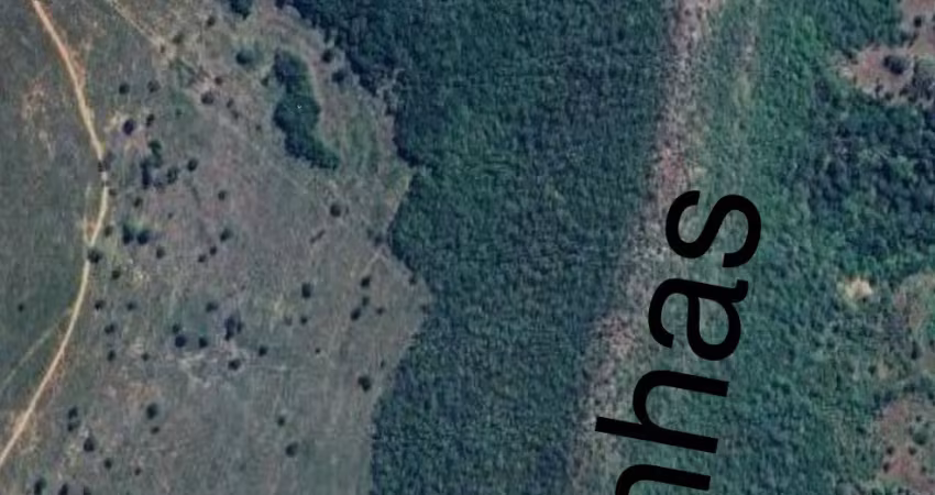 Fazenda plana, próximo à ferrovia norte/sul, próximo a silos
