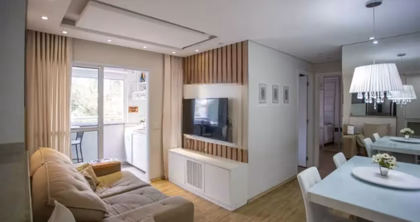 Apartamento 55m² à venda - varanda gourmet - 2 dormitórios - eldorado - são paulo - sp