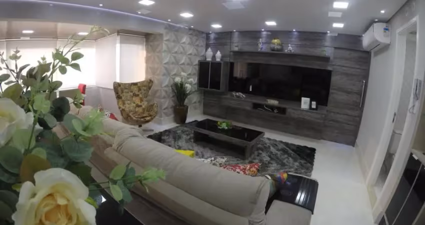 Apartamento 128m² á venda - 3 dormitórios - varanda gourmet -  centro - santo andré - sp