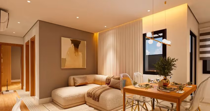 Apartamento 92m² à venda - 2 dormitórios - quintal com espaço gourmet - campestre - santo andré - sp