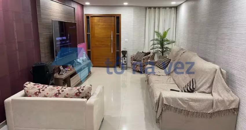 Sobrado 250m² à venda com 3 dormitórios - vila assunção - santo andré - sp