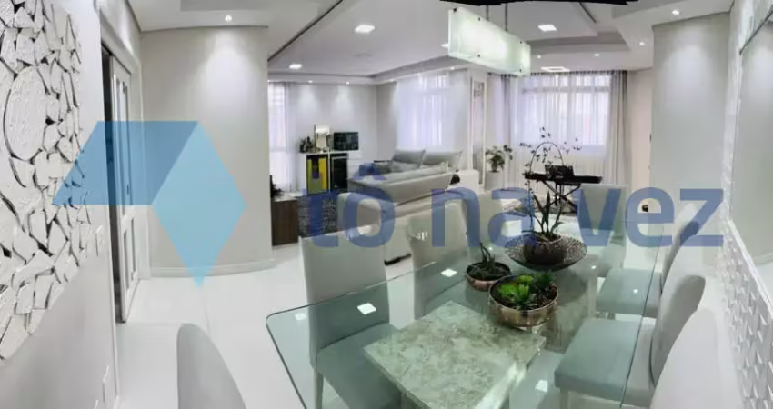 Apartamento 158m² à venda com 3 dormitórios na vila assunção - santo andré - sp