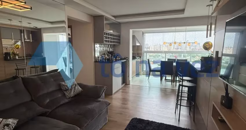 Apartamento 78m² à venda com 2 dormitórios na vila scarpelli - santo andré - sp