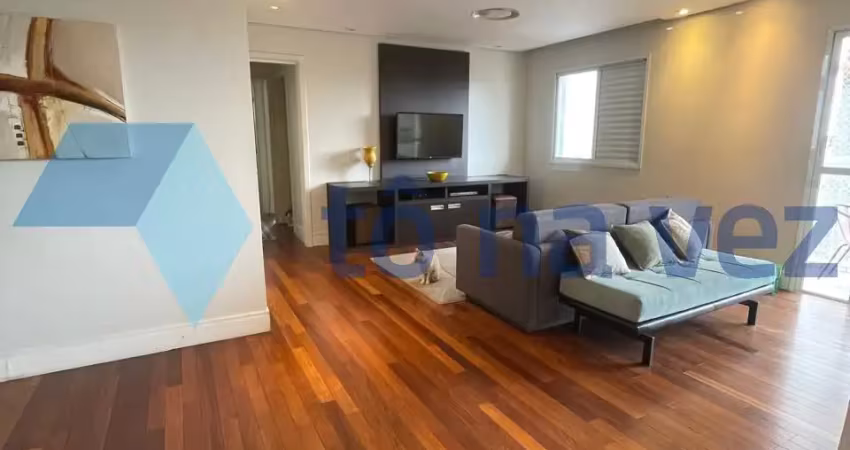 Apartamento à venda com 133m², varanda gourmet e 3 dormitórios no campestre - santo andré - sp