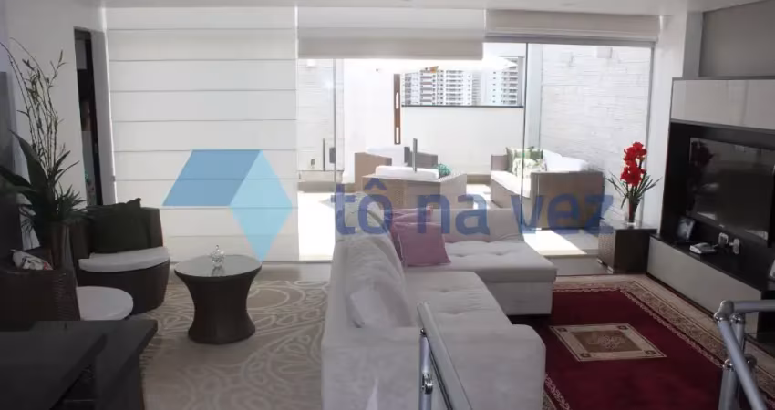 Cobertura à venda com 160m², 3 dormitórios e área gourmet em cerâmica - são caetano do sul - sp