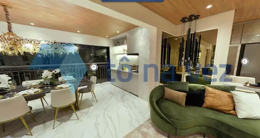 Apartamento com 107m² à venda, 3 dormitórios e varanda gourmet no ipiranga - são paulo - sp