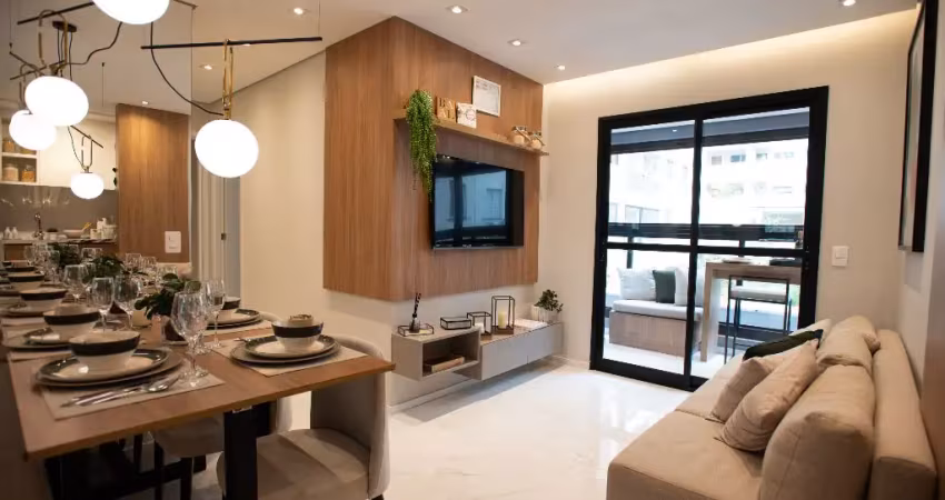 Apartamento 57m² à venda - 2 dormitórios - varanda gourmet - aclimação, são paulo