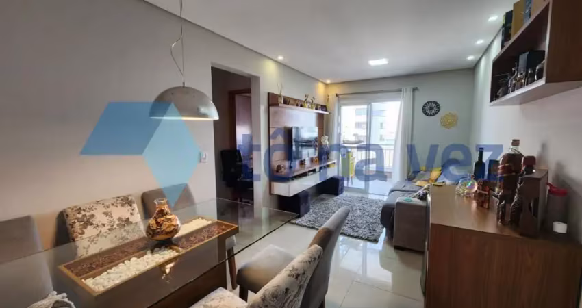 Apartamento com 64m² à venda, 2 dormitórios e varanda gourmet no campestre - santo andré - sp