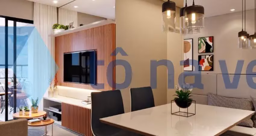 Apartamento à venda com 64m², 2 dormitórios e varanda gourmet no campestre - santo andré - sp