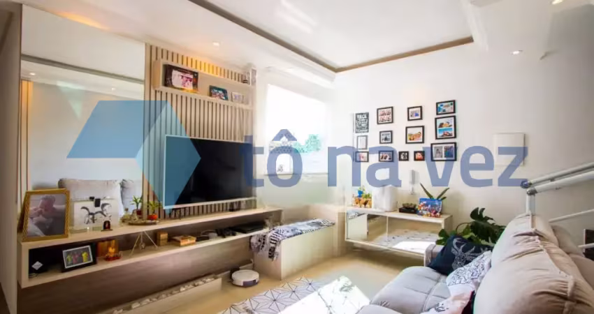 Cobertura com 138m² à venda, 3 dormitórios e espaço gourmet no jardim bela vista - santo andré - sp