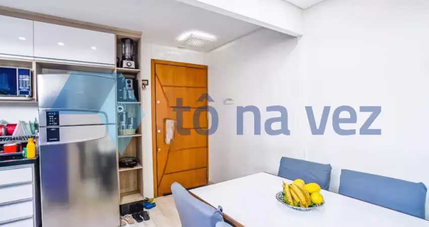 Apartamento 46m² à venda com 2 dormitórios na vila progresso - santo andré - sp