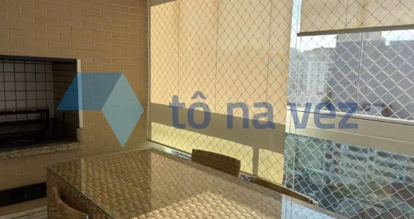 Apartamento 123m² à venda com 3 dormitórios e varanda gourmet em santa paula - são caetano do sul