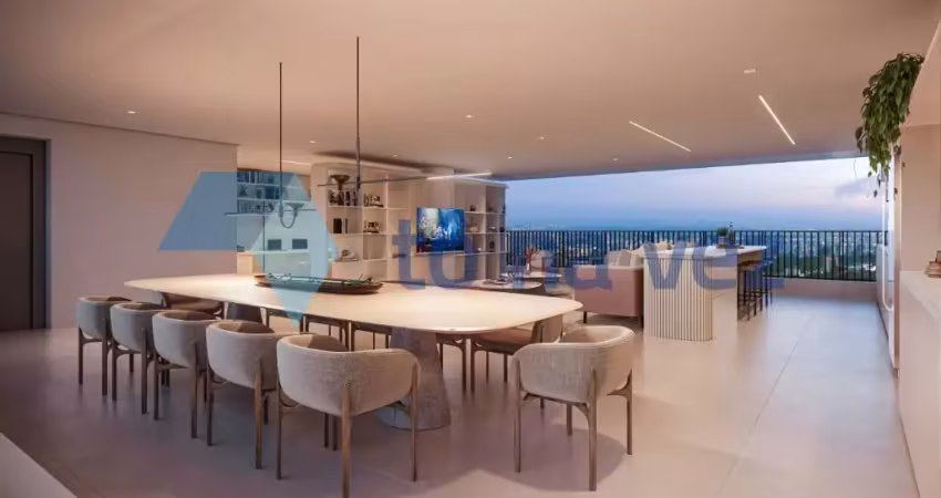 Apartamento à venda com 4 dormitórios e varanda gourmet no ibirapuera, são paulo - sp