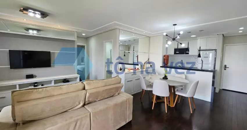 Apartamento à venda com 78m², 2 dormitórios e varanda gourmet em planalto, são bernardo do campo