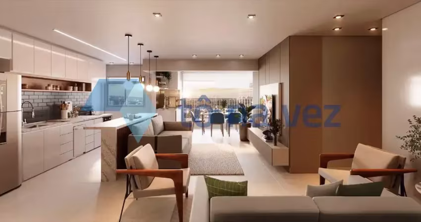 Apartamento 110m² à venda com 3 dormitórios e varanda gourmet em centro, são caetano do sul - sp