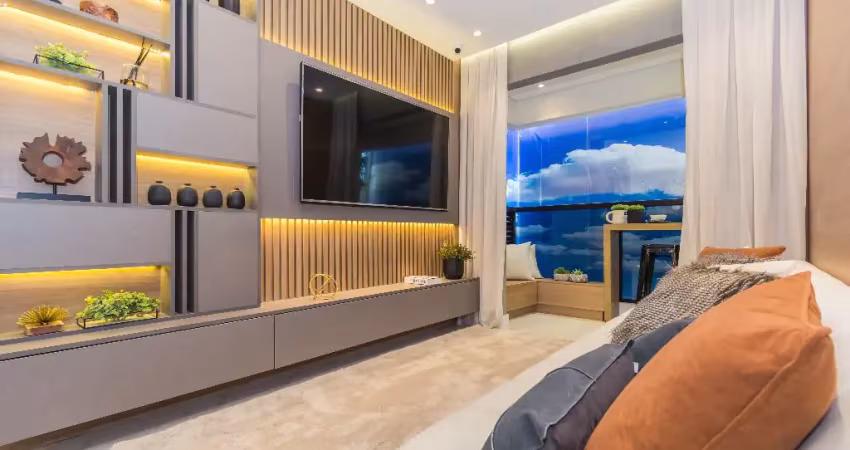 Apartamento 61m² à venda com 2 dormitórios e varanda gourmet - bairro jardim, santo andré