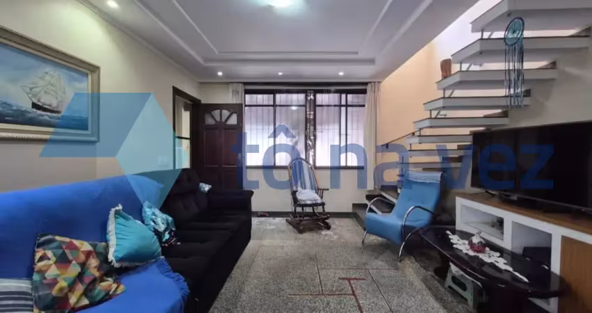 Sobrado 180m² à venda com 3 dormitórios no jardim jamaica, santo andré - sp