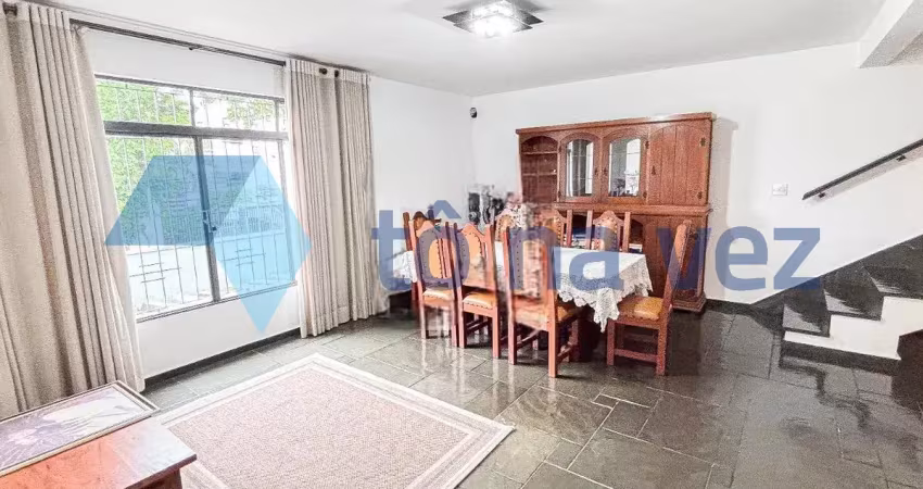 Sobrado 190m² à venda com 4 dormitórios e churrasqueira em jardim, santo andré - sp