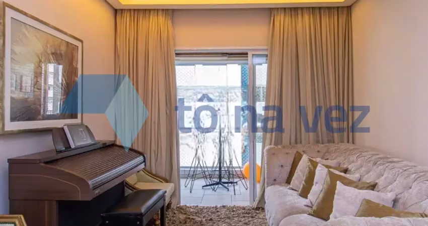 Apartamento mobiliado 113m² à venda com 3 dormitórios e varanda gourmet em centro, são bernardo