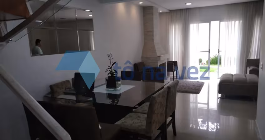 Casa em condomínio com 226m², 3 dormitórios e área gourmet em demarchi, são bernardo do campo - sp