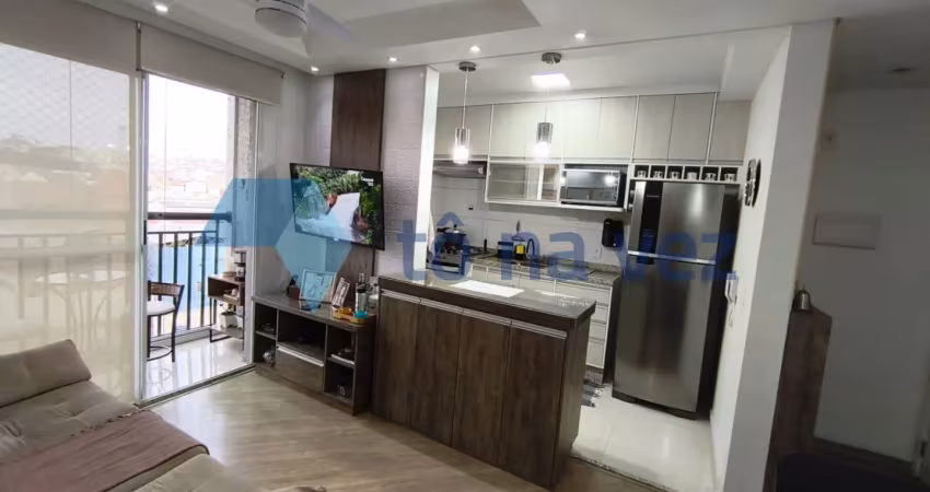 Apartamento 50m² à venda com 2 dormitórios em vila metalúrgica, santo andré - sp