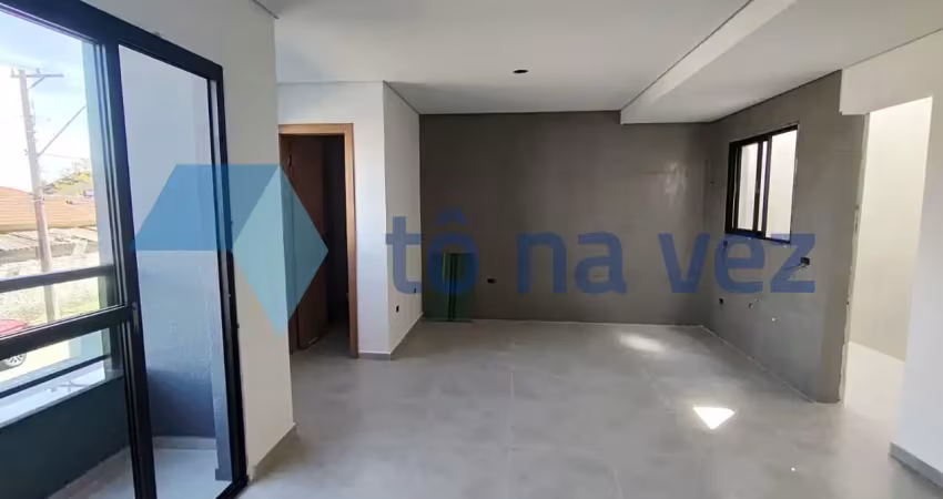 Sobrado à venda com 134m², 2 dormitórios e área gourmet em vila scarpelli, santo andré - sp