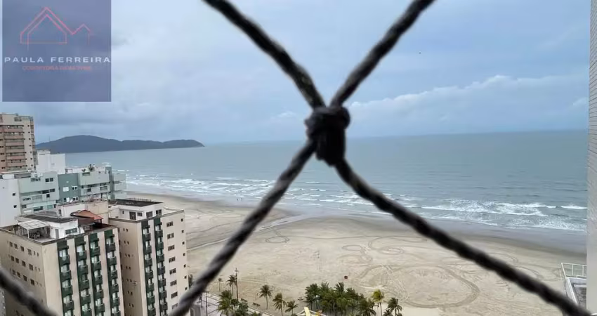 Apartamento na aviação - 2 dorms - sacada gourmet envolvente - 50m da praia
