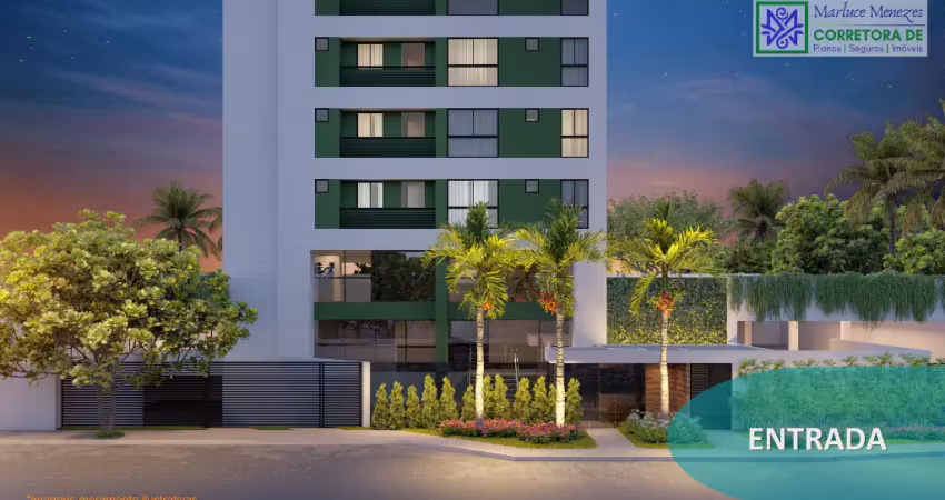 Apartamento novo com 54m², entrega este ano, frente mar – beiramar prince