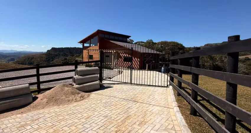 Casa em construção à venda em rancho queimado - * terreno possui 02 hectares, 100% cercado