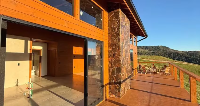 Casa em construção à venda em rancho queimado - * terreno possui 02 hectares, 100% cercado