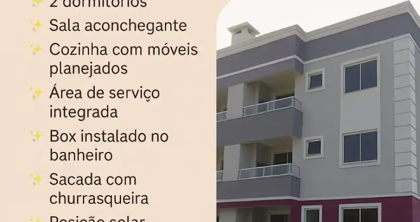 Seu lar dos sonhos no bairro potecas – são josé/sc! sacada c churrasqueira. financiável.